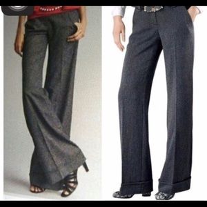 Cabi Gray Flecked Cuff Trousers